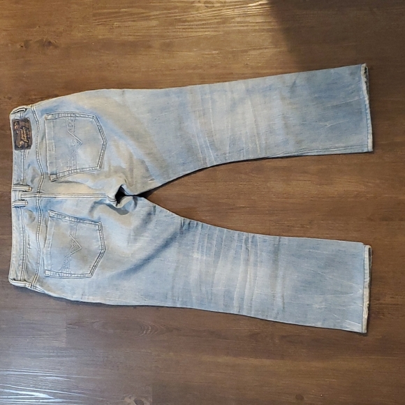 DIESEL ZATHAN Men's Bootcut Button Fly Distressed 38X32 (Actual 39-1/2"×29-1/2") - Picture 3 of 15